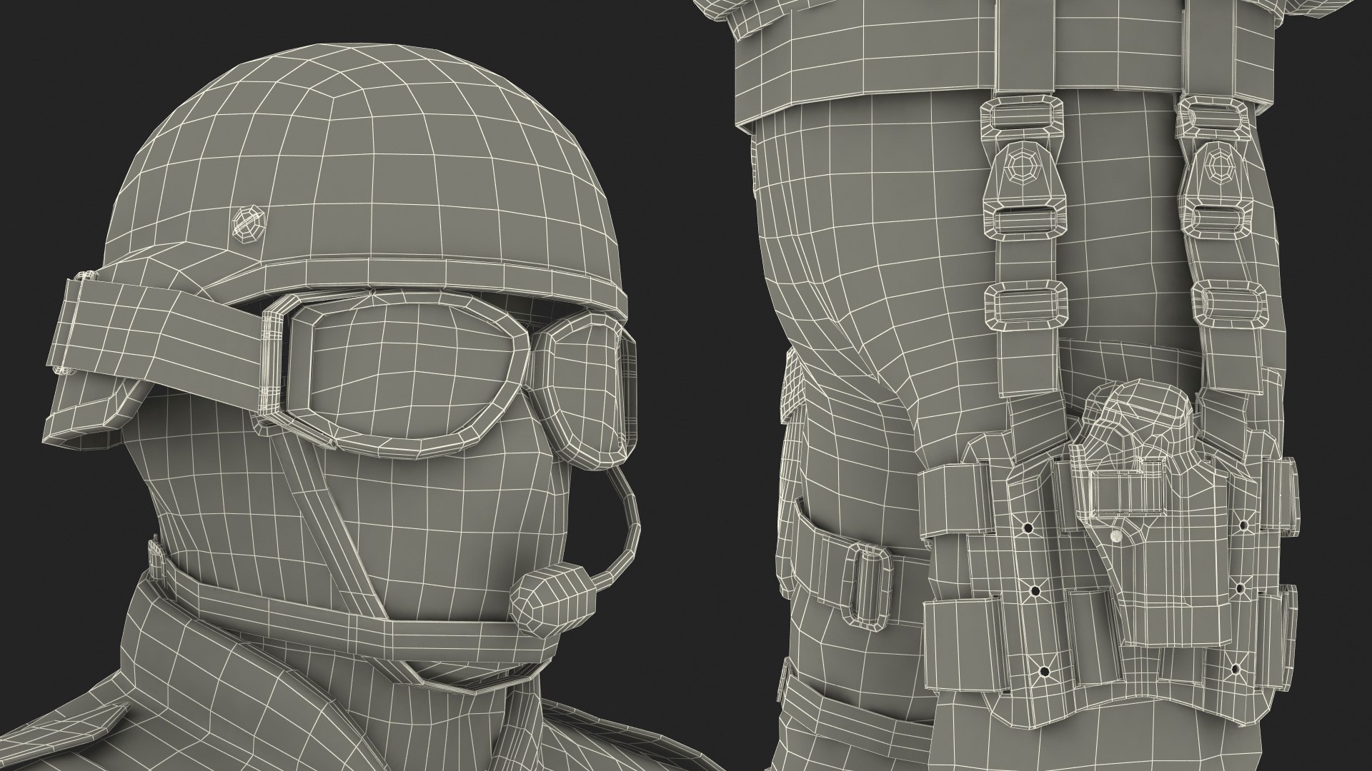 Swat Officer Rigged For Cinema 4D 3D Model - TurboSquid 2209176