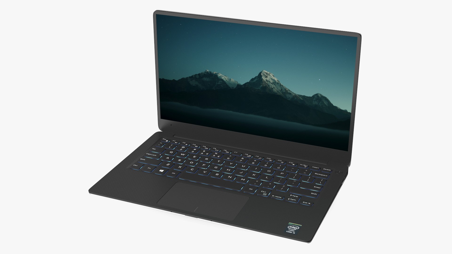 Realistic Laptop 3D model preview