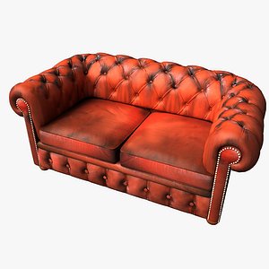 Chesterfield Leather Sofa