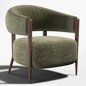 3D model SantiAccentChair - CrateAndBarrel