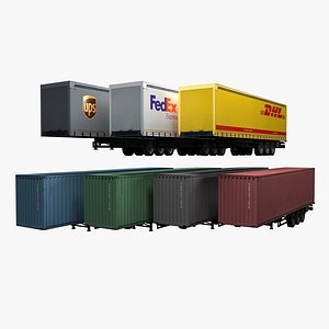 Semi Trailers set
