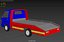 TOW TRUCK FLATBED TOWING MOTOR SERVICE PICK UP RECOVERY VEHICLE TYPE 56
