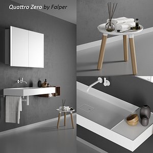 Washbasin Falper Quattro Zero 1200mm