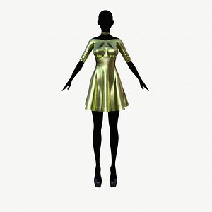 fashion dress clothing 3D