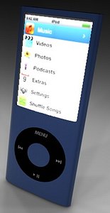 apple ipod nano c4d