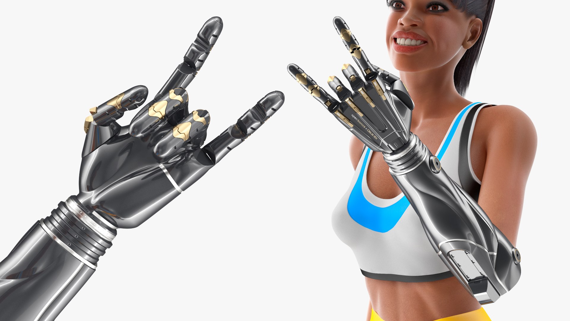 3D model Young Woman with Powered Prosthetic Arm Rigged https://p.turbosquid.com/ts-thumb/yH/x9VS3h/pk/youngwomanwithpoweredprostheticarmrigged3dsmodel024/jpg/1698550365/1920x1080/fit_q87/754be42a95bdc32c1e60a515a7c294f5a1a37787/youngwomanwithpoweredprostheticarmrigged3dsmodel024.jpg
