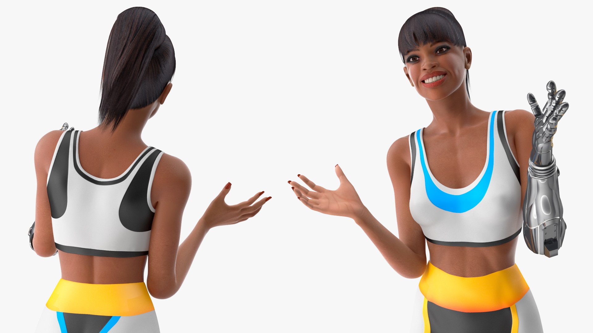 3D model Young Woman with Powered Prosthetic Arm Rigged https://p.turbosquid.com/ts-thumb/yH/x9VS3h/s2/youngwomanwithpoweredprostheticarmrigged3dsmodel019/jpg/1698550344/1920x1080/fit_q87/ce71712377c13a981526fd38d293479452e7631b/youngwomanwithpoweredprostheticarmrigged3dsmodel019.jpg