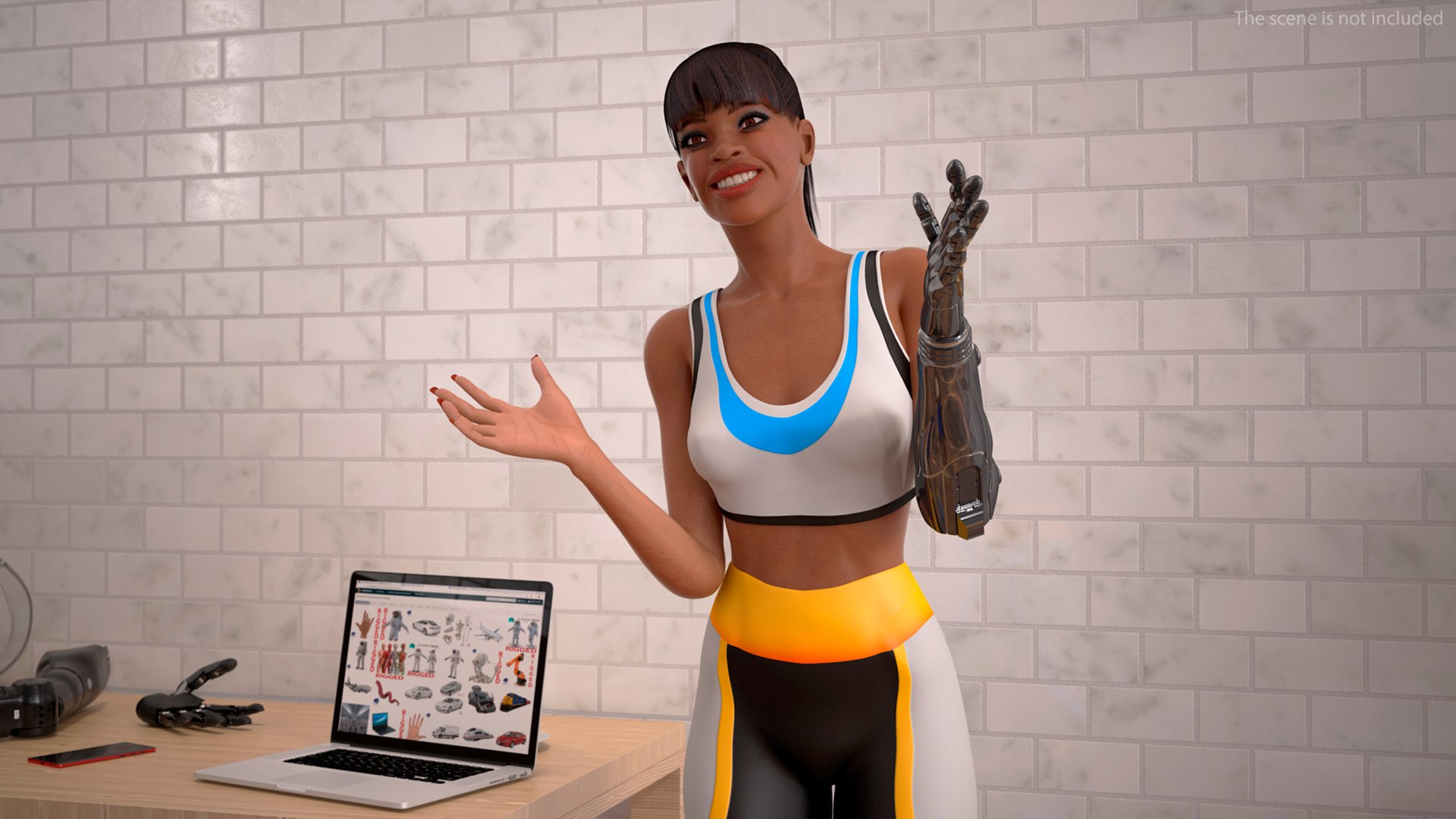 3D model Young Woman with Powered Prosthetic Arm Rigged https://p.turbosquid.com/ts-thumb/yH/x9VS3h/vD/youngwomanwithpoweredprostheticarmrigged3dsmodel007/jpg/1698550287/1920x1080/fit_q87/b3f2be3c57fce676de4260c365f1337d4e811ba7/youngwomanwithpoweredprostheticarmrigged3dsmodel007.jpg