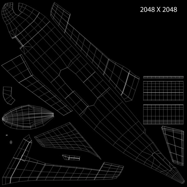 3d aeroplane aircraft jet model