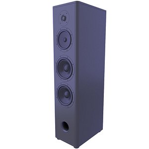 3D Modern Floorstanding Speaker 149