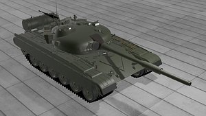 3D T72 Ural Blender 4