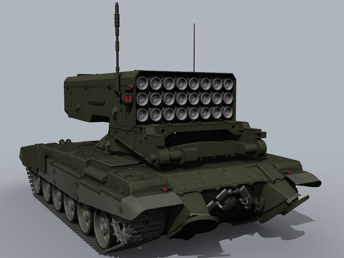 3d Tos-1a Sunheat Tos-1 Model