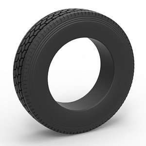 Old school Truck tire Scale 1 to 25