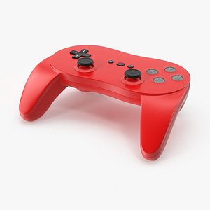 Red Video Game Controller