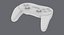 Controlador de videojuegos rojo
