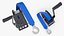 Hand Crank Boat Winch with Nylon Strap Blue