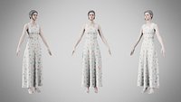 Dress 31 Abstract Pebble Repeat