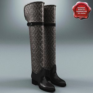 3d model womens shoes mia donna