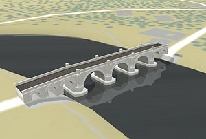 Stone three-arch bridge (Roman)