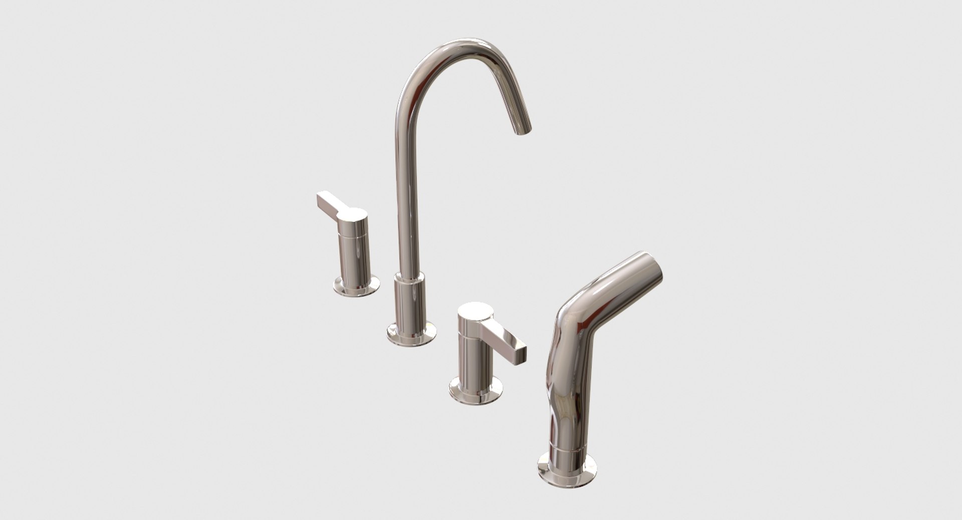 Kitchen Faucet Model - TurboSquid 1498030