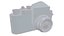 Old Camera Zenit-C Low-poly model