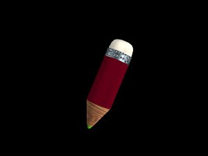 3D pencil(with eraser)