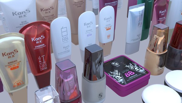 3D Cosmetics - TurboSquid 2011108