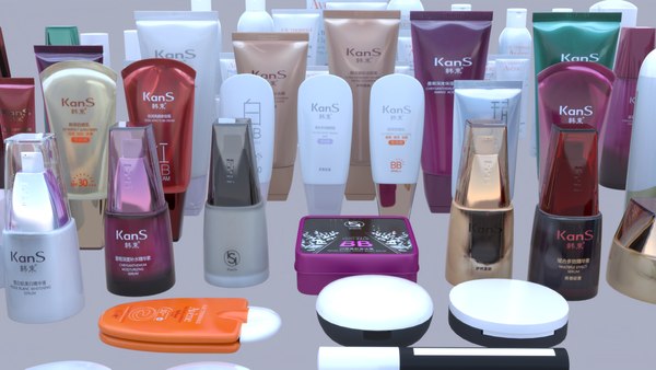 3D Cosmetics - TurboSquid 2011108