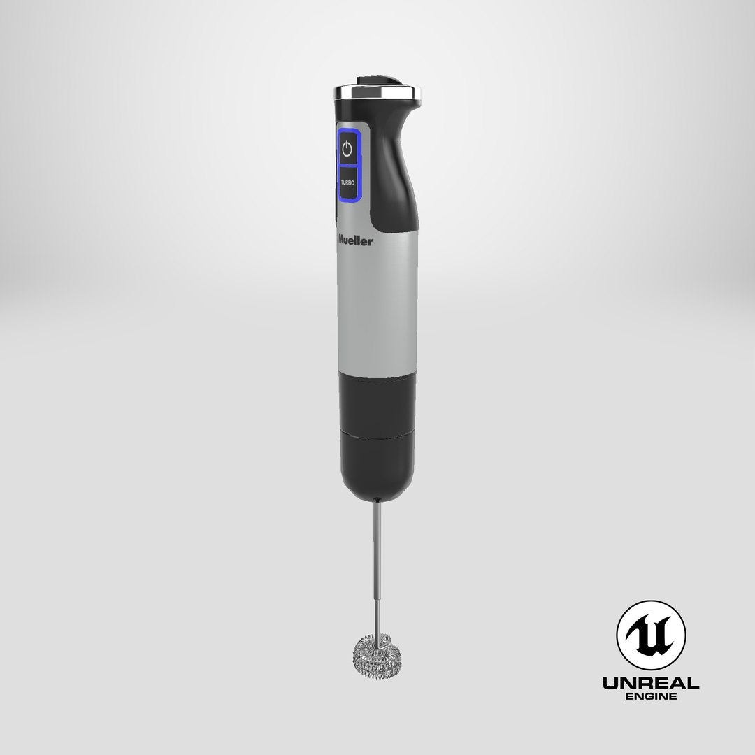 3D Immersion Blender Mueller with Milk Frother https://p.turbosquid.com/ts-thumb/yI/ZCYfQm/vM/stemcell_unreal_render/png/1708513964/1920x1080/fit_q87/c0a8c9a4b451ebb6dd2e2cf015ed9f96869101d7/stemcell_unreal_render.jpg