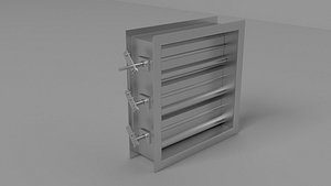 3D model AHU Damper