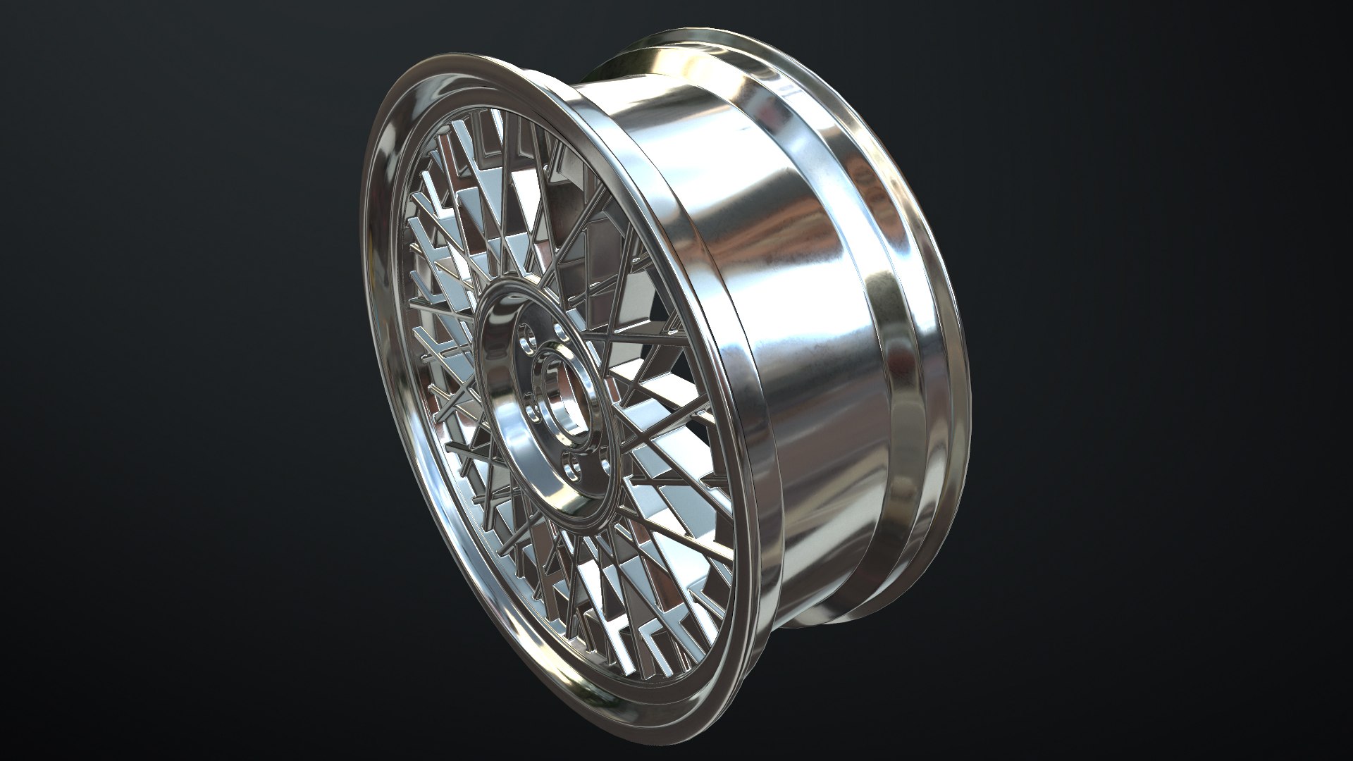 3D Model Low Poly Car Rim - TurboSquid 1880405