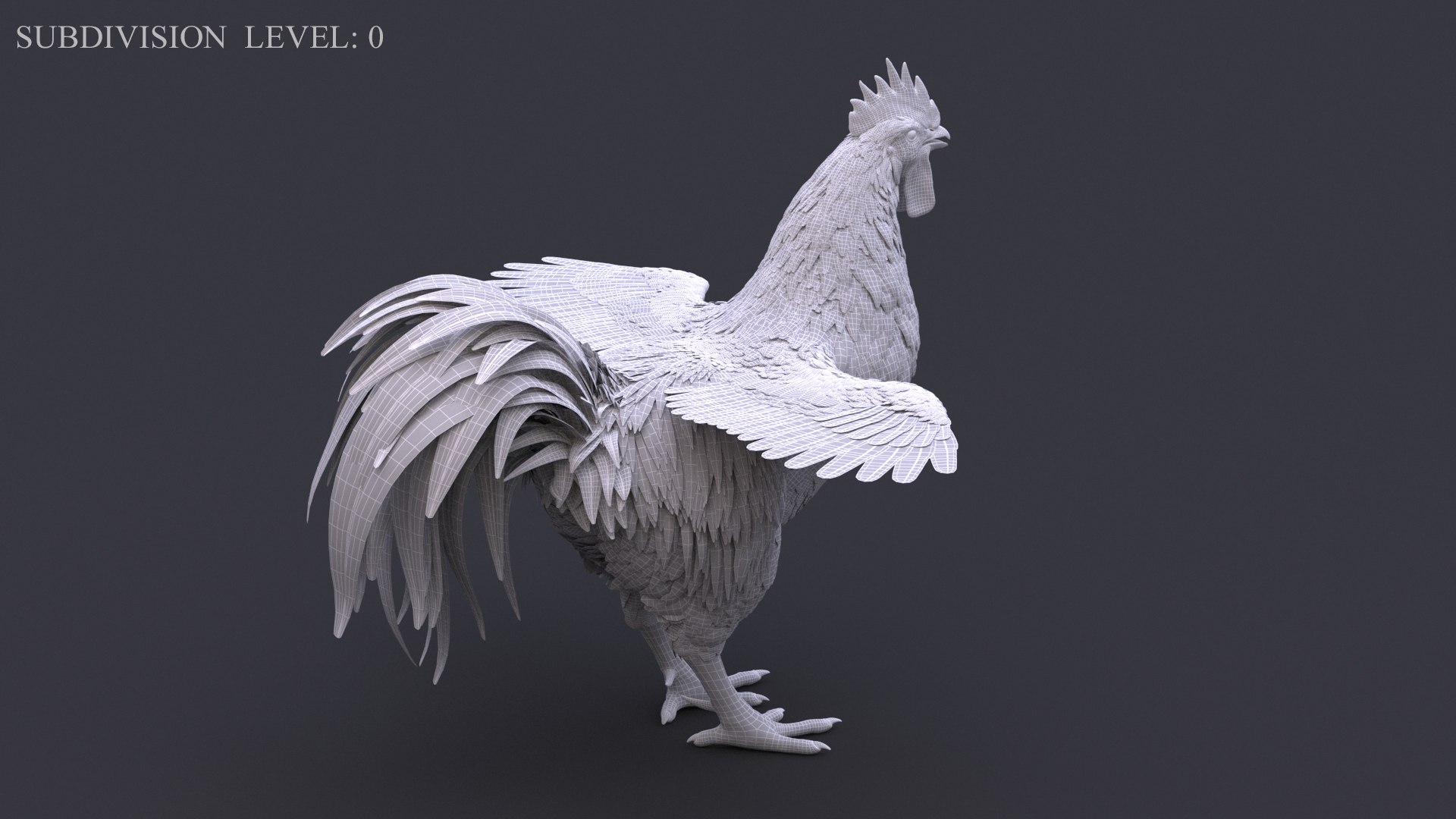 rooster rigged 3D model https://p.turbosquid.com/ts-thumb/yI/bHTcBM/IA/wire2s0/jpg/1613043395/1920x1080/fit_q87/2324ec600b85011e7ac262bbba4e6735a3918f01/wire2s0.jpg