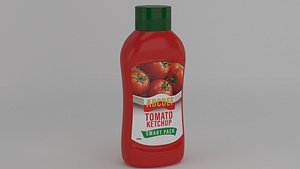 ketchup bottle 3D