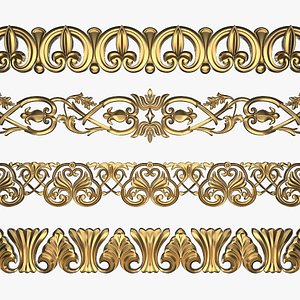Path Ornament Pack 10 3D model