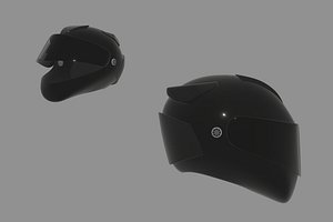 Motorcycle Helmet 3D model