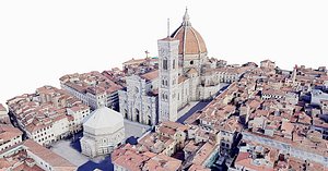 Florence Cathedral-Santa Maria del Fiore model