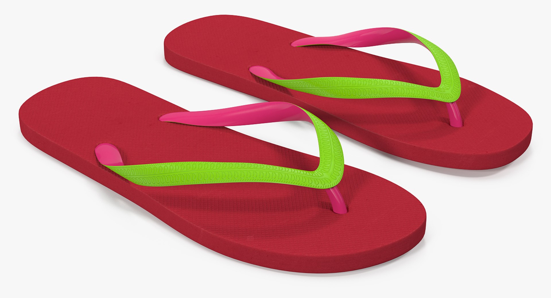 Classic Flip Flops Women 3D Model - TurboSquid 1223729