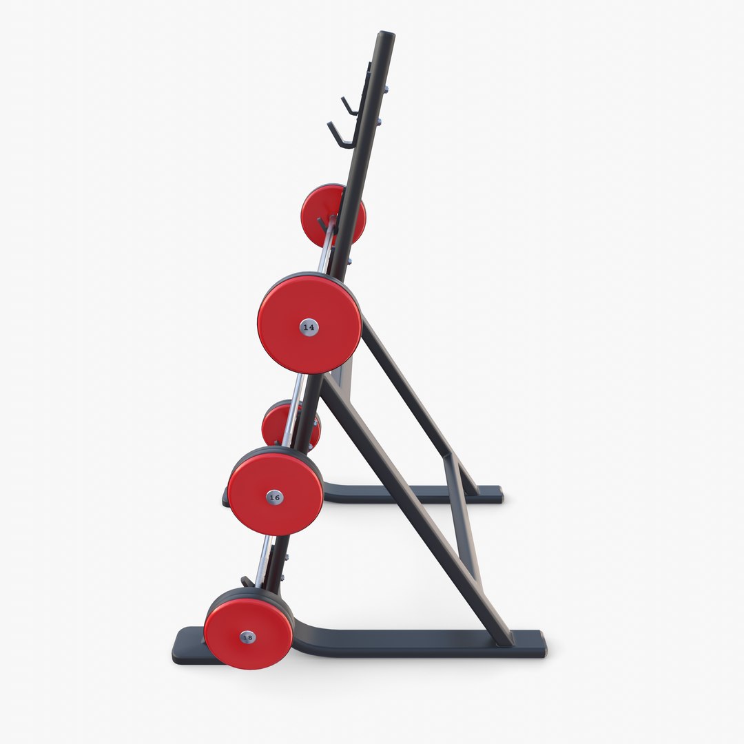 3D Model Barbell Rack - TurboSquid 2024638
