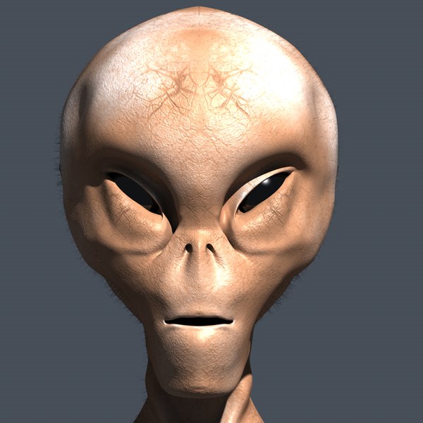 alien head 3d model