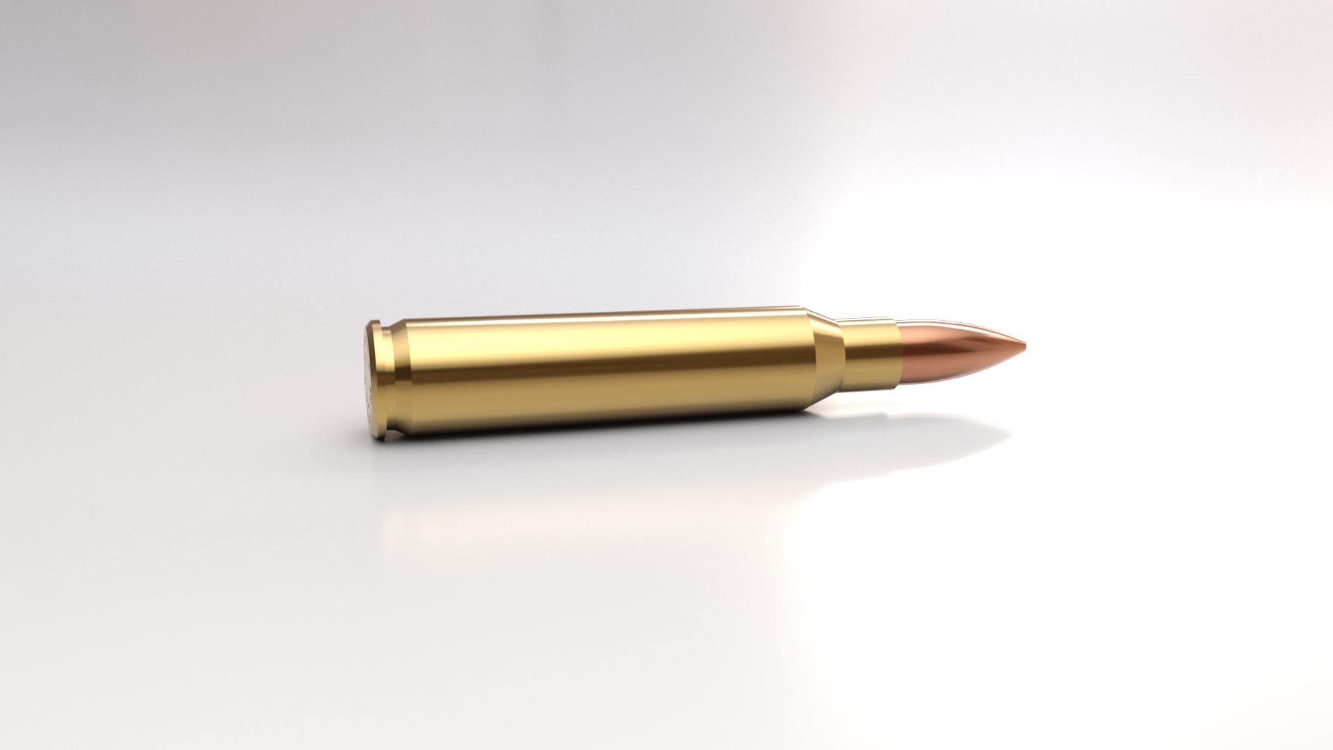 223 cartridge 3D model - TurboSquid 1969836