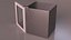 Beverage Cooler with Cans 3D model