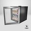 Beverage Cooler with Cans 3D model