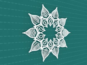 mandala cnc 3D