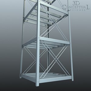 Warehouse Shelving SET1