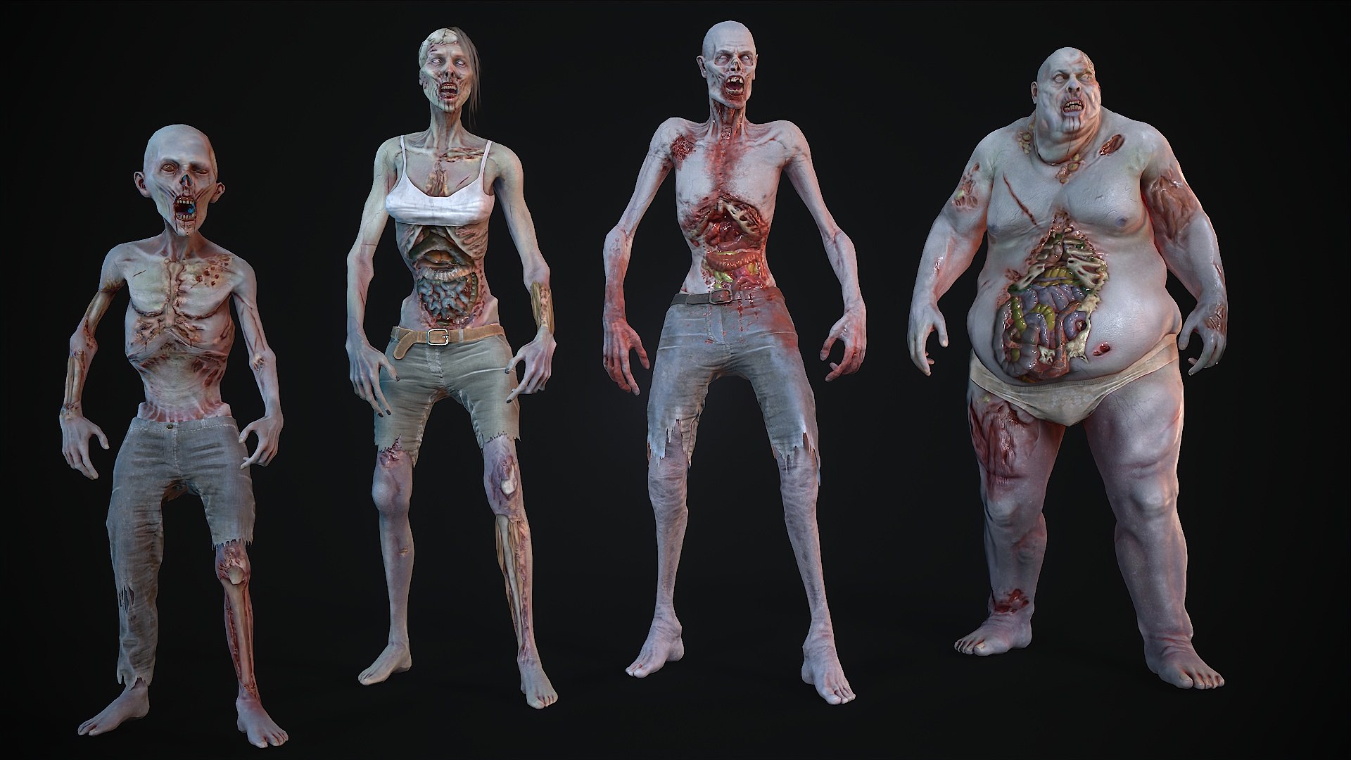 Classic Zombie 3D model https://p.turbosquid.com/ts-thumb/yI/pDgmO5/Jv/zf_002/jpg/1706611976/1920x1080/fit_q87/81d493e6c69dc9cdbbfefac75dc81a6938638e9b/zf_002.jpg