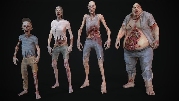 Classic Zombie 3D model