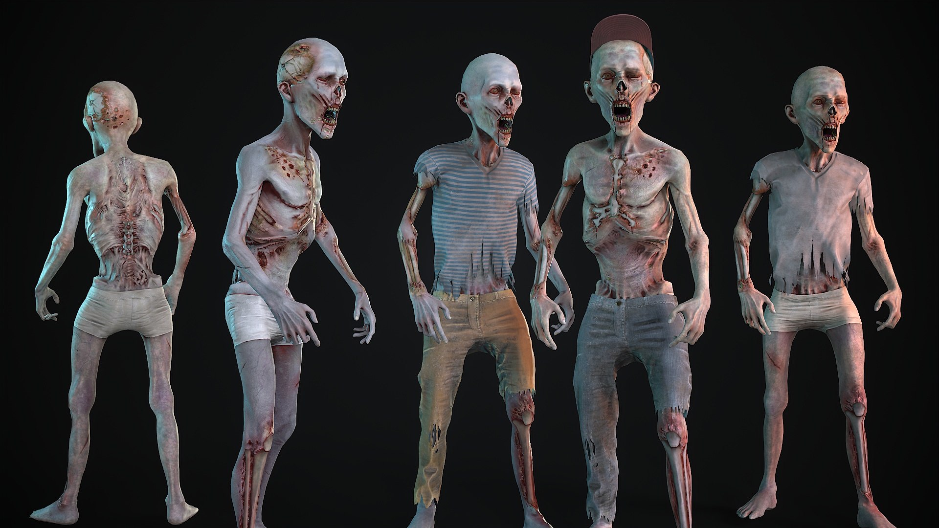Classic Zombie 3D model https://p.turbosquid.com/ts-thumb/yI/pDgmO5/zU/cztn_002/jpg/1706559802/1920x1080/fit_q87/543a36b2bd8149d8c387d6f70cf89db23ba7aff5/cztn_002.jpg