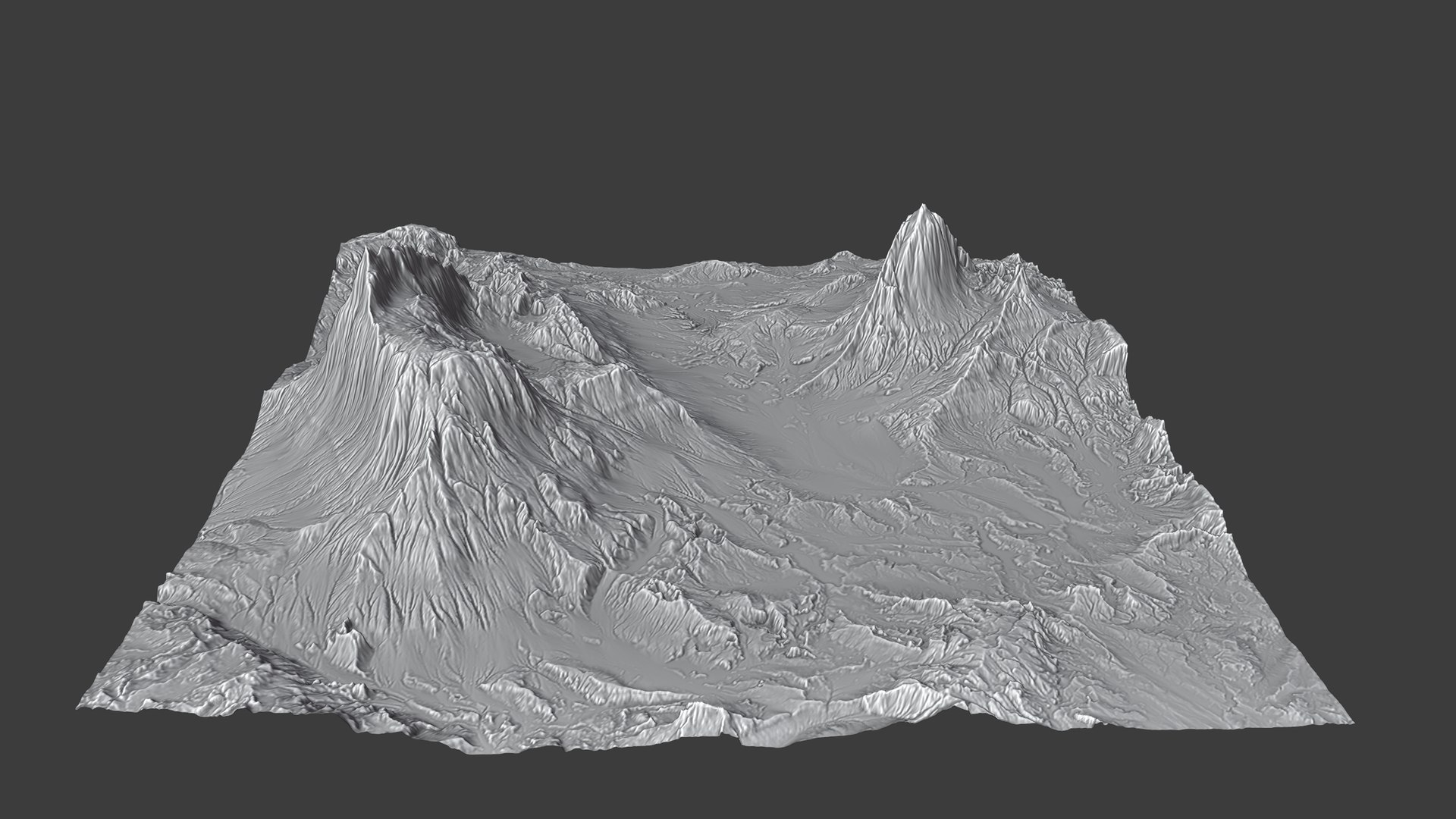 8K Mountain Valley Landscape 4 Model - TurboSquid 1820604