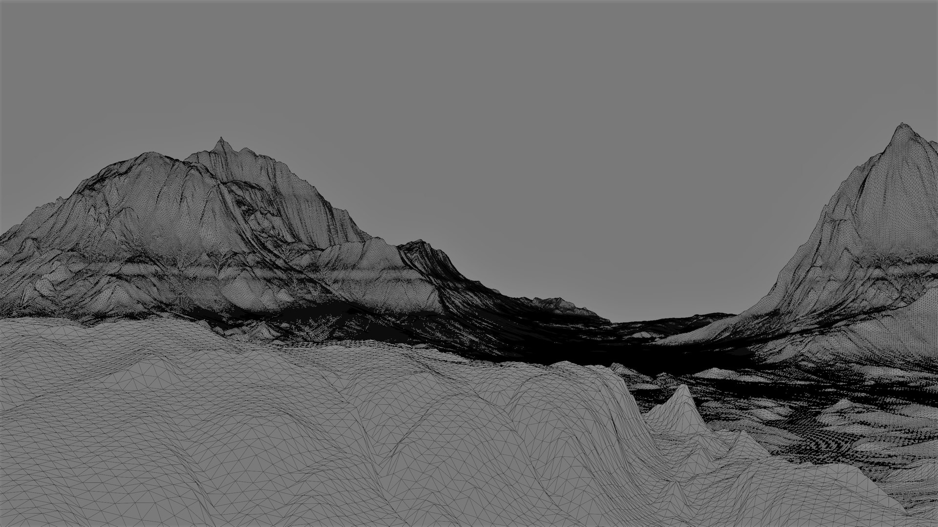 8K Mountain Valley Landscape 4 Model - TurboSquid 1820604