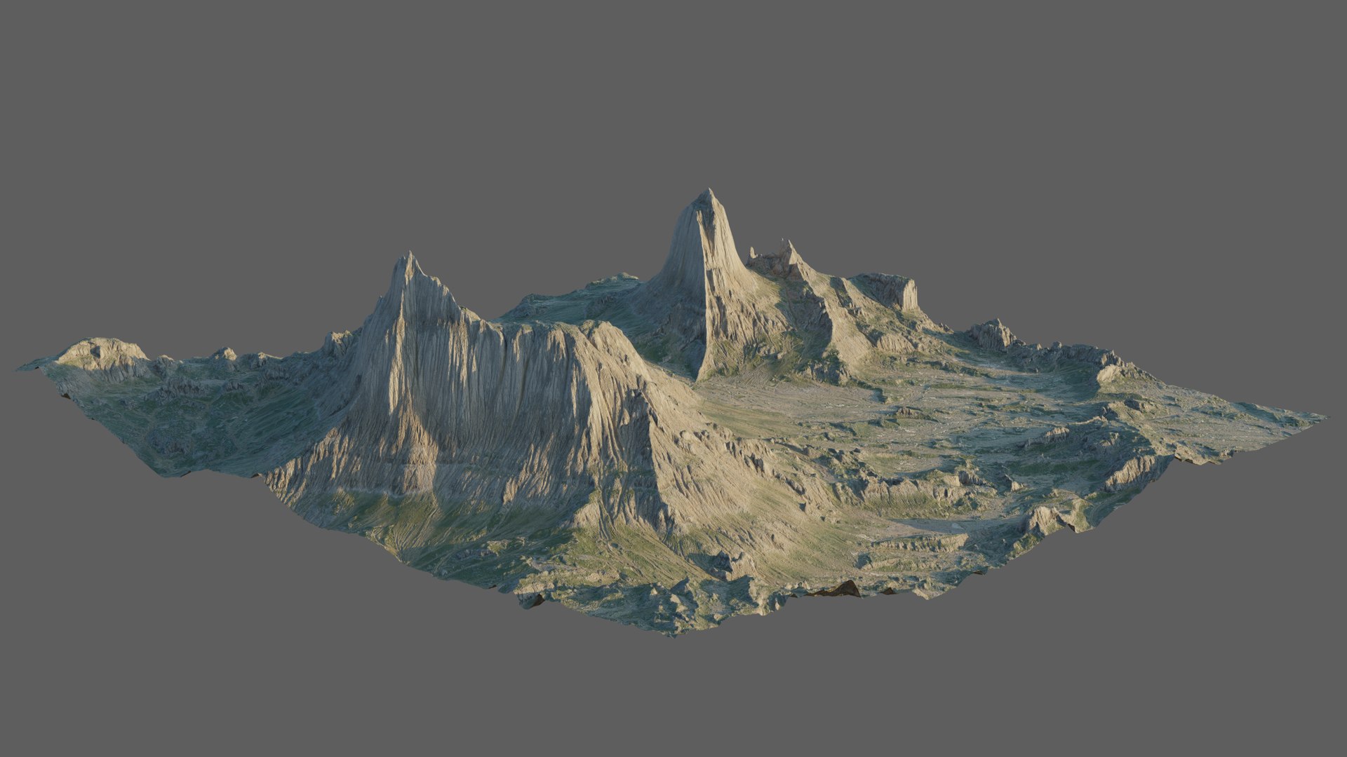 8K Mountain Valley Landscape 4 Model - TurboSquid 1820604